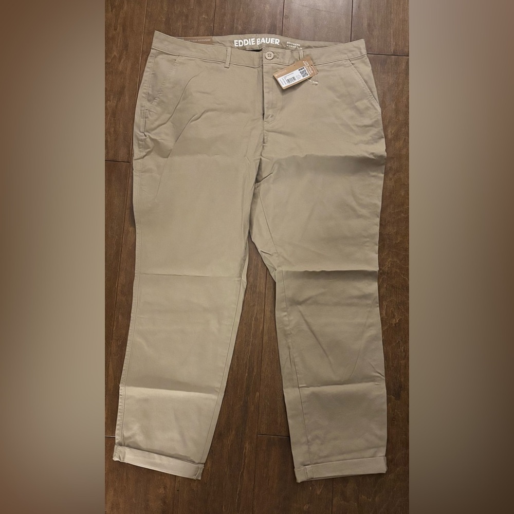 Eddie Bauer Women’s Boyfriend Mid-rise Slim Pants